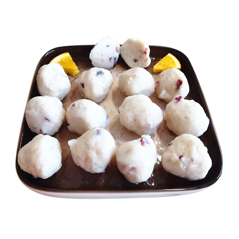 Fresh and delicious fish balls